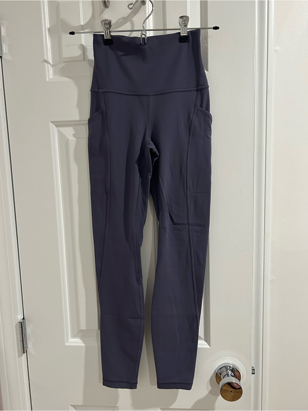 Lululemon Purple High Rise Pocket Leggings 2